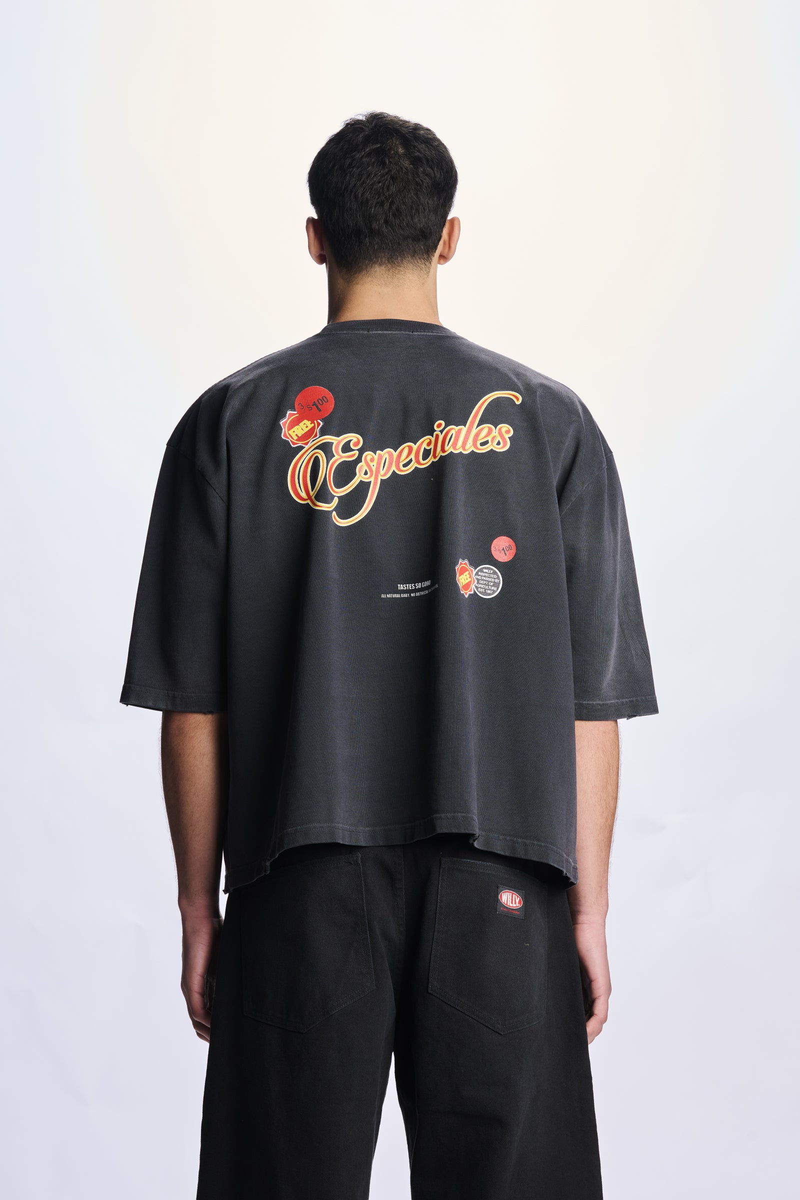 Willy Chavarria Black Os Especial Chorizo Buffalo Tee