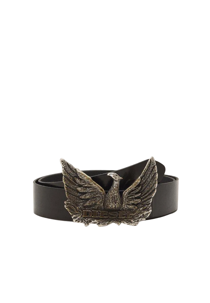 Diesel Black Phoenix S Belt flat